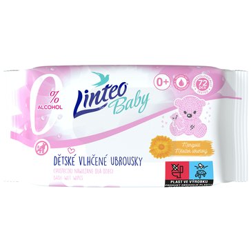 Vlhčené ubrousky LINTEO  72ks